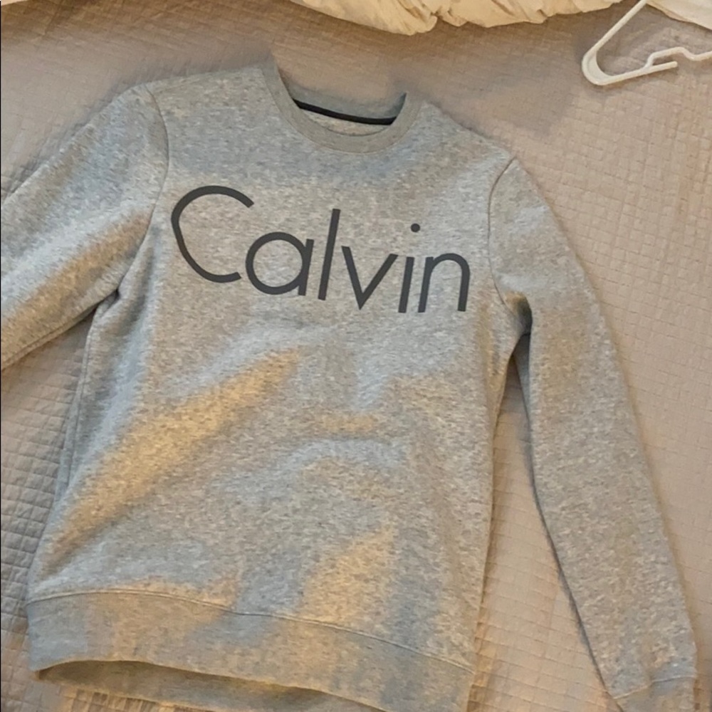 Calvin Klein gray sweatshirt